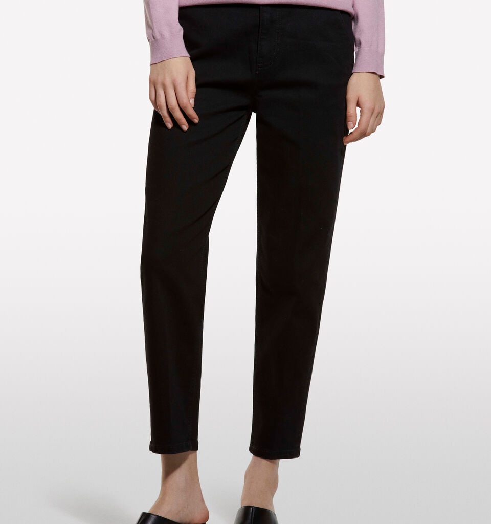 Jeans Style 71 chino slim fit neri - jeans slim fit da donna - Nero | Sisley image number 3